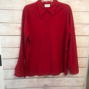 Liz Clairborne Lizsport PL Red Wool Blend Jacket